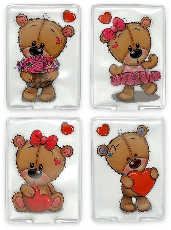 Set di 4 Caloriferi per Mano Riscaldabili - Hoes di Plastica Riciclabile - Tasso di Riscaldamento fino a 55 °C - Ideali per Giorni Freddi - Caloriferi per Tasca