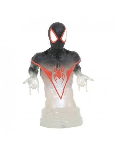 Busto camouflage miles morales sdcc 2021 previews excl 18cm - GENTFEB218592