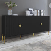 Madia Viale, Credenza Cassetti, 203x49x83h cm Nero