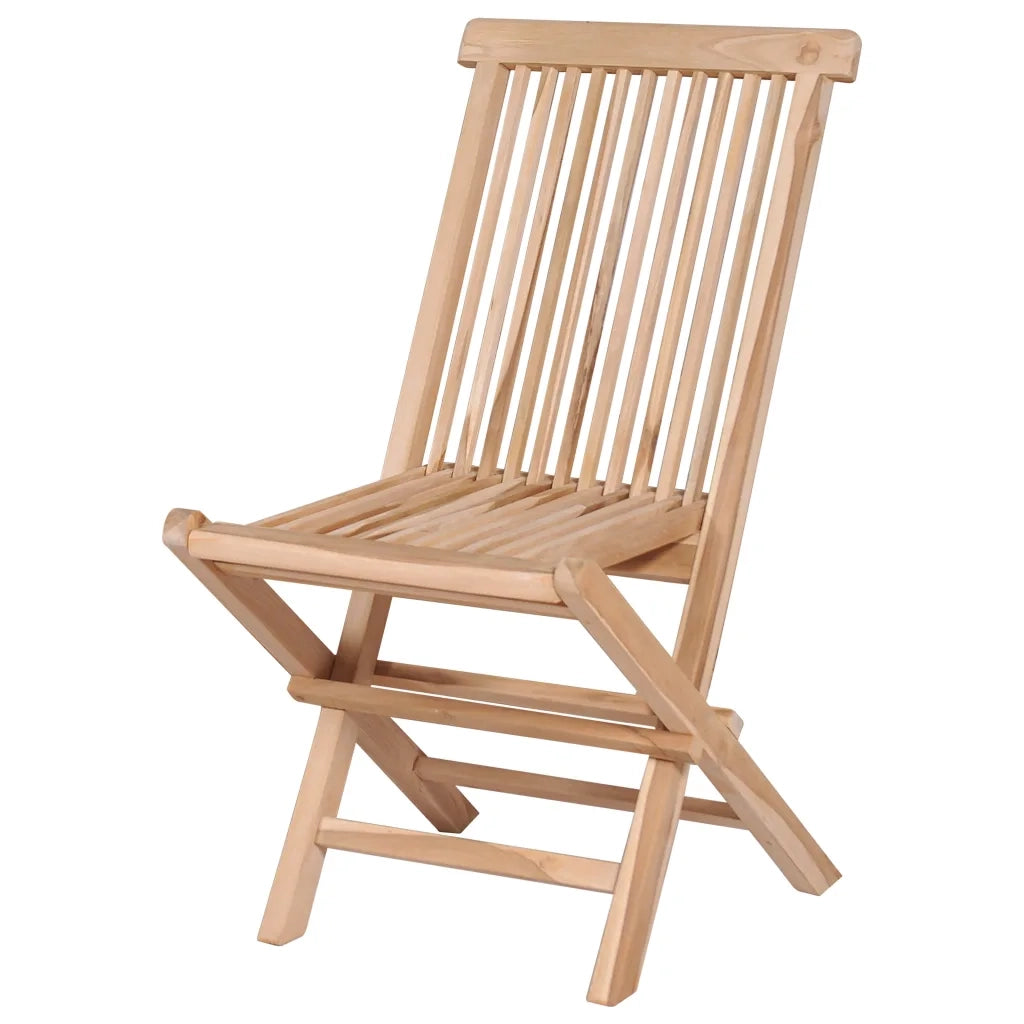 Set da Pranzo da Giardino 7 pz Pieghevole in Massello di Teak 44661