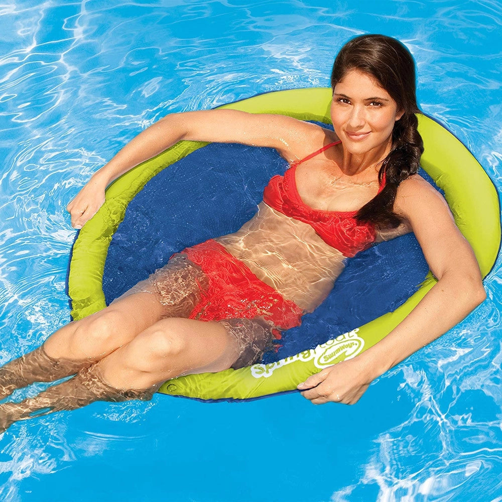 Trade Shop - Seduta Amaca Sedia Galleggiante Float Lettino Piscina Materassino Traforato -
