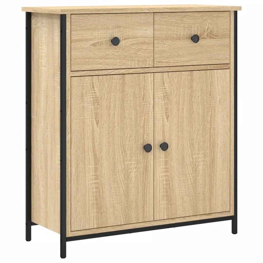 Credenza Rovere Sonoma 70x30x80 cm in Legno Multistrato 835525