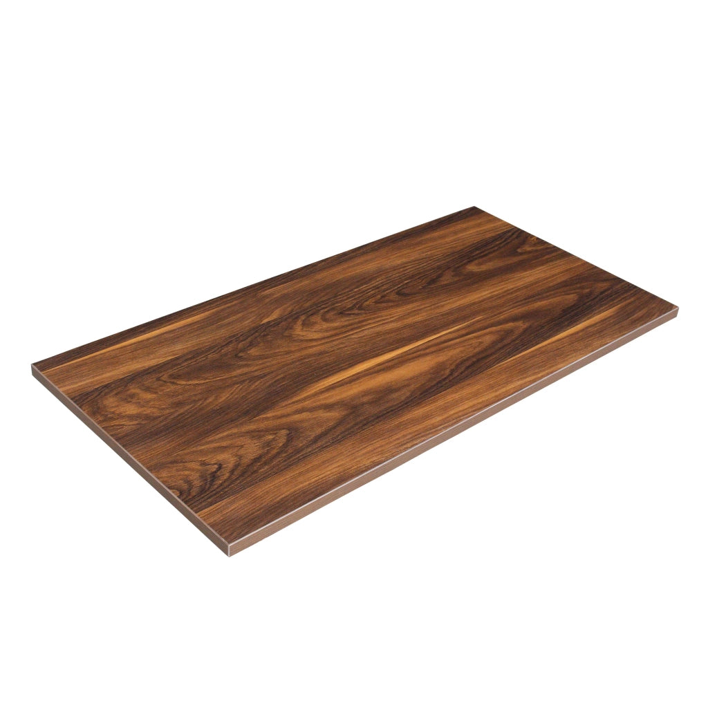 Oviala - Piano tavolo in melaminico 120 x 60 cm legno scuro