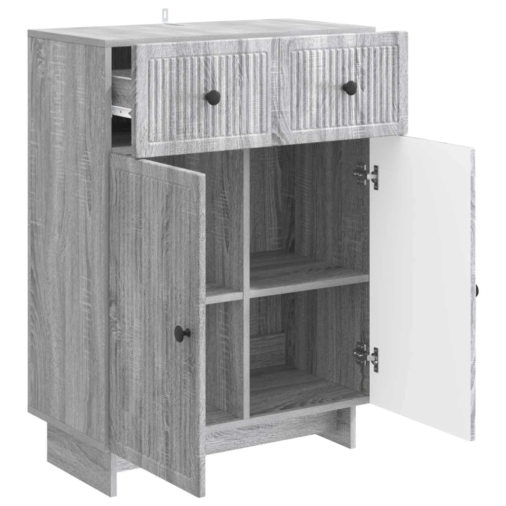 Credenza Grigio Sonoma 66 x 34,5 x 90 cm Legno ingegnerizzato