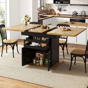 Tavolo estensibile - Xylo - 110-140x80cm con 2 cassetti e ripiano