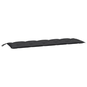 Cuscino per Panca | Cuscini per sedie Nero 180x50x7 cm in Tessuto Oxford