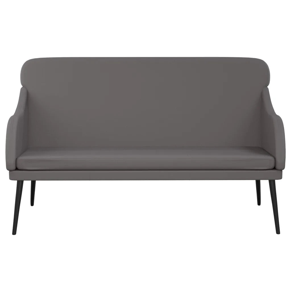 Panca Grigia 110x76x80 cm in Similpelle 351433