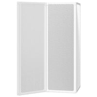 Doccia da bagno a parete 117 x 120 cm 3 Pannelli pieghevoli cod mxl 53964