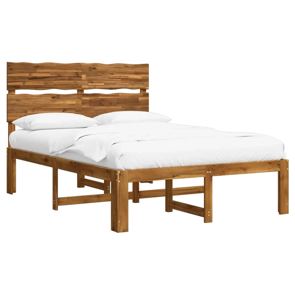 Letto matrimoniale con testiera ROSTOCK Naturale 135 x 190 cm 3405477