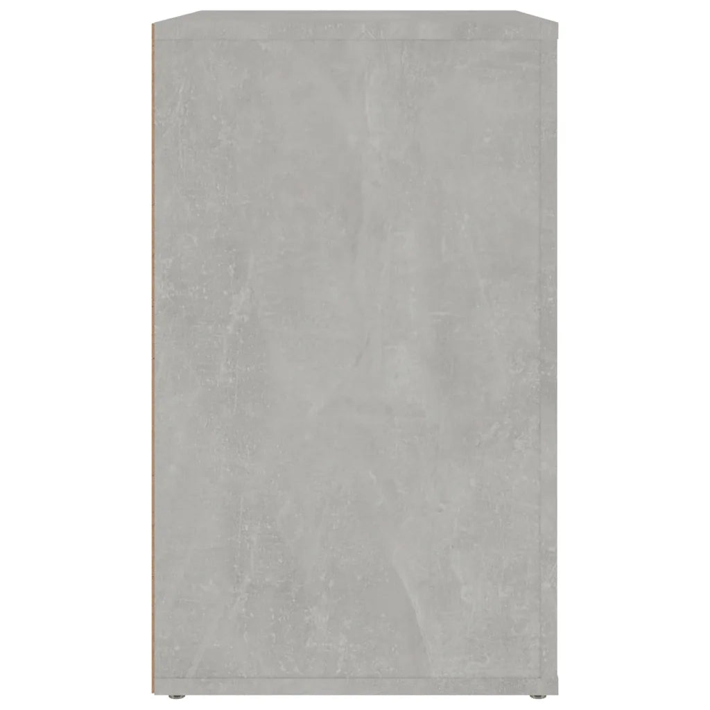 Comodino-Tavolino da notte Grigio Cemento 50x36x60 cm in Legno Multistrato 329940