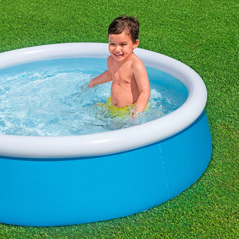 Trade Shop - Piscina Gonfiabile Fuori Terra Rotonda Per Bambini ø152x38cm 477lt Giardino 57241 -