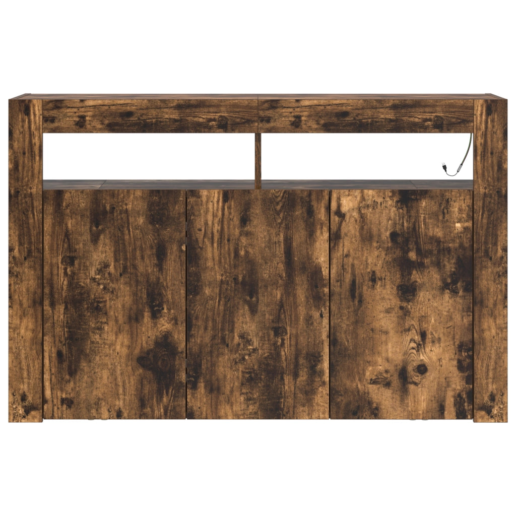 Sideboard Rovere Affumicato Legno Ingegnerizzato 116 x 30 x 75 cm