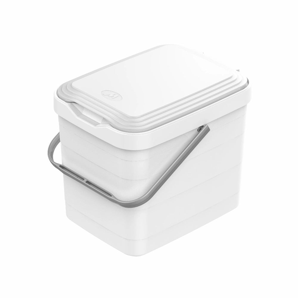 Pattumiera Sottolavello Differenziata per cassetto Cucina 8 Litri Bianca 27x20x23H cm