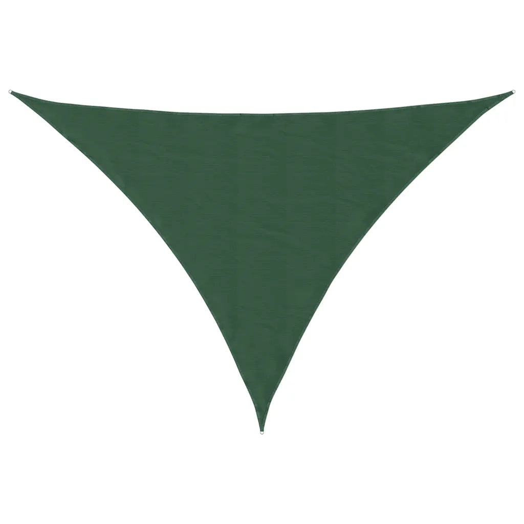 Vela Parasole Verde Scuro 7x5x5 m 100% Poliestere Oxford