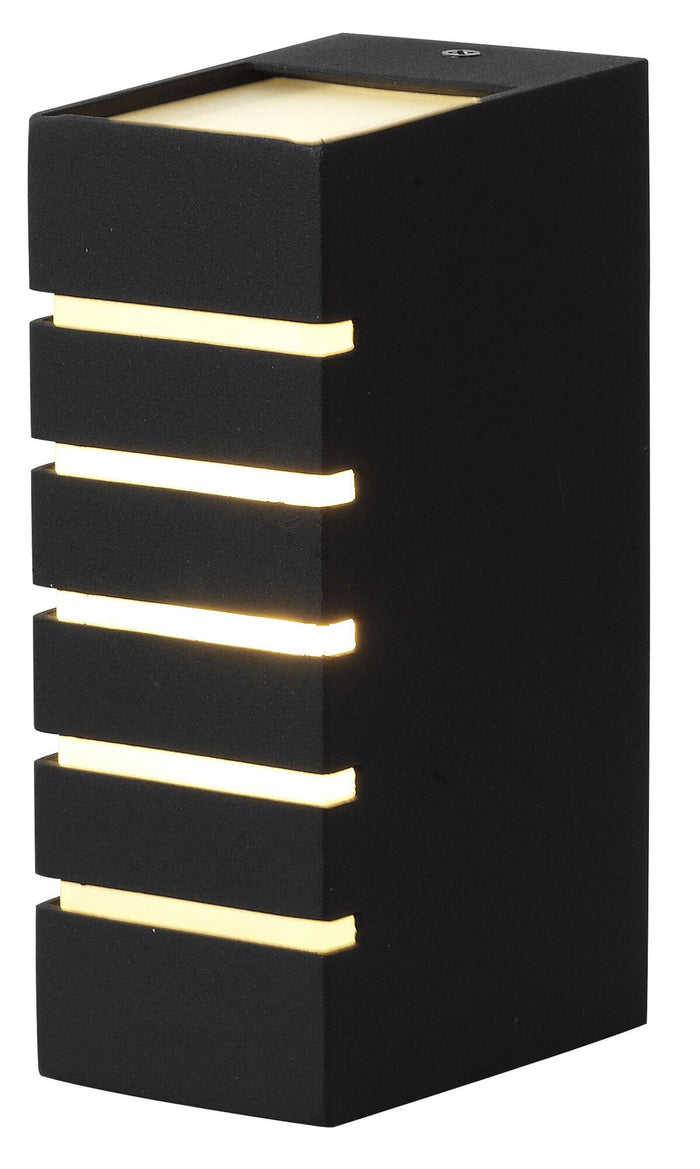 Lampada Plafoniera da Parete 28W in Alluminio Bauer Nera