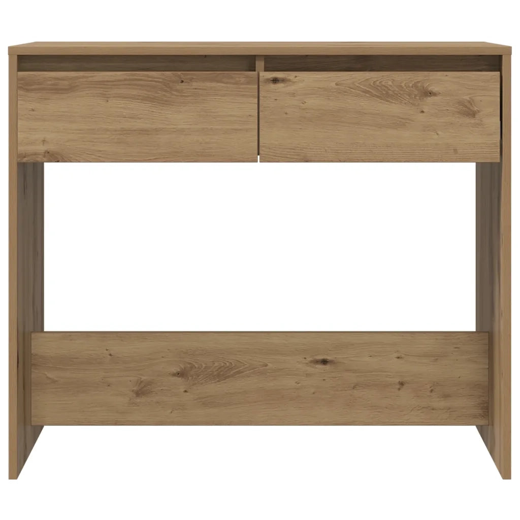 Tavolo Consolle Rovere Artigianale 89x41x76,5cm in Truciolato 856775
