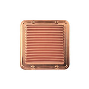 Griglia di aerazione quadrata / rettangolare in rame con retina : Dimensione - 200x200
