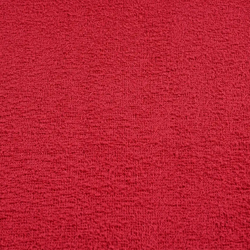 vidaXL Asciugamani da Bagno 2 pz Rossi 100x150 cm 360 g/m² 100% Cotone