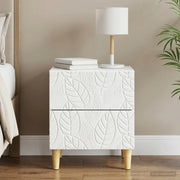 Comodino Bianco 43 x 34,5 x 48 cm Legno ingegnerizzato 894985