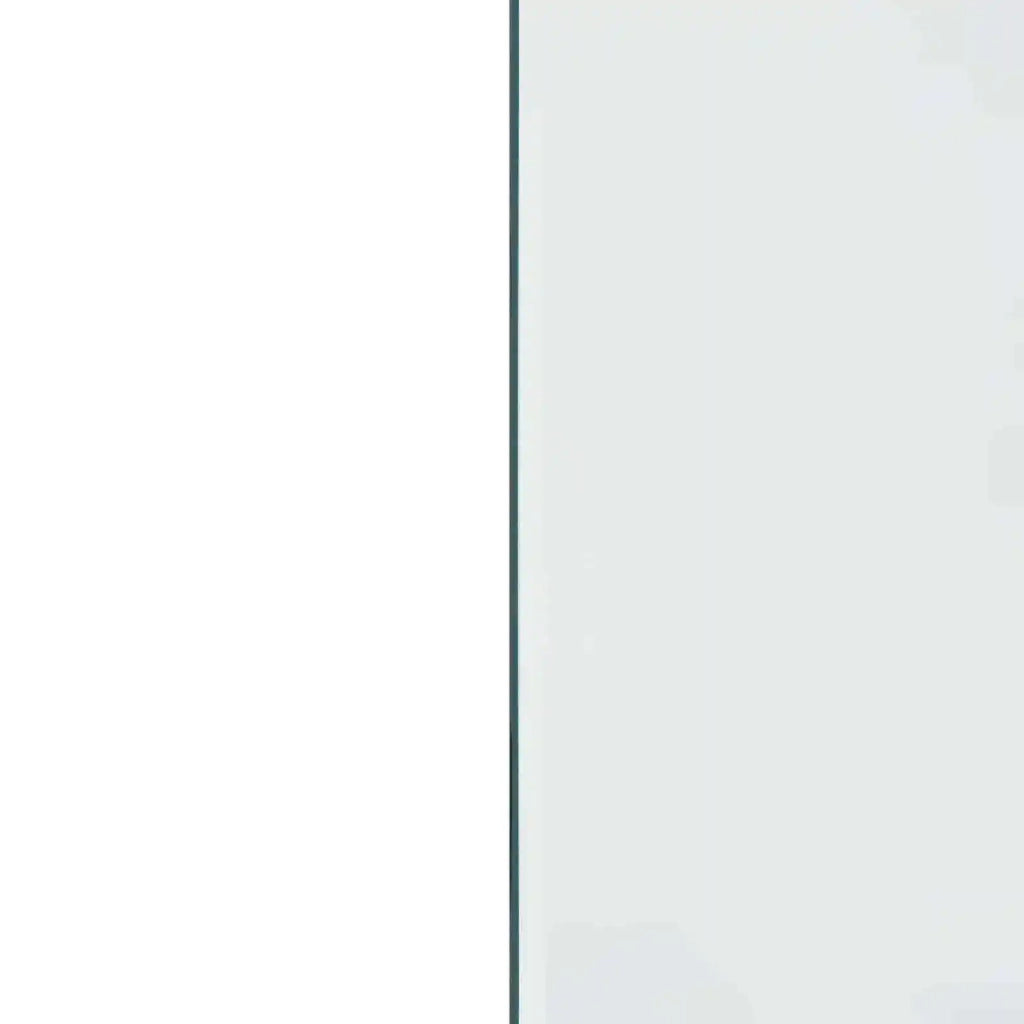 Piastra in vetro per camino Trasparente 100 x 60 cm Vetro 353853