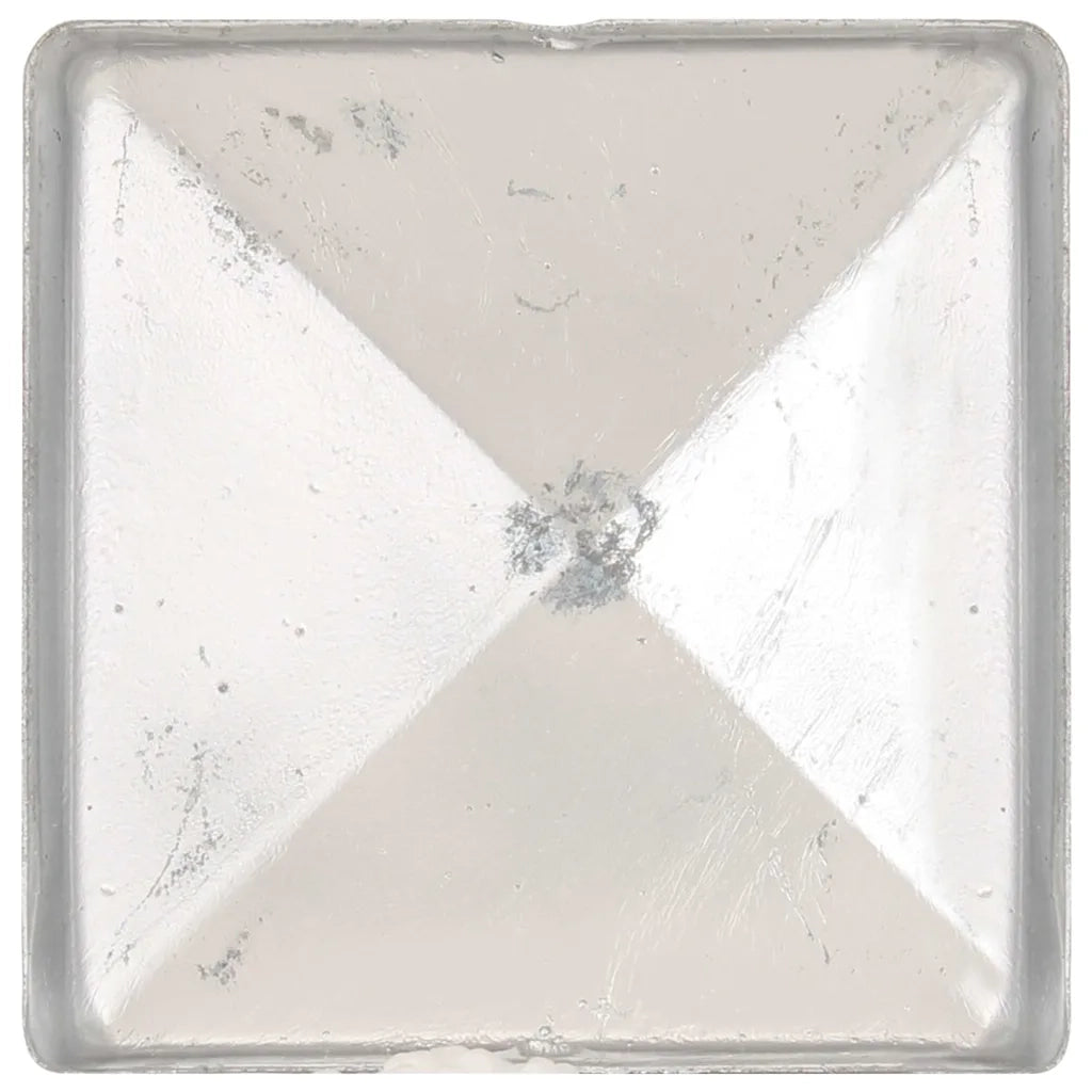 Tappi per Pali a Piramide 6 pz in Metallo Zincato 81x81 mm 145490