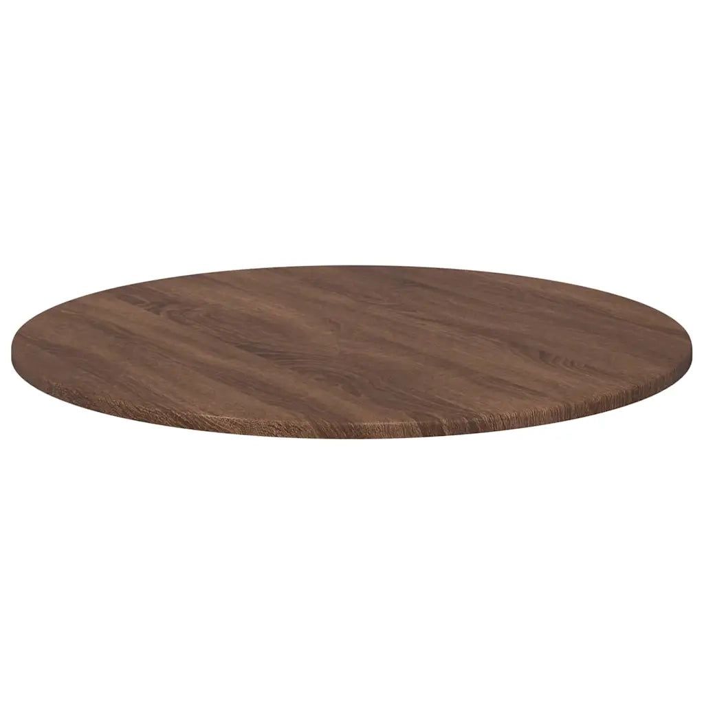 Piano del tavolo Rovere marrone Ø 70 x 1,5 cm Legno multistrato 880418
