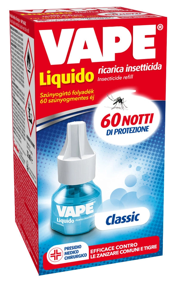 ANTIZANZARE VAPE MAGIC RICARICA LIQUIDA 60 NOTTI- VAPE- 30,0 pz