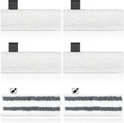 Set di 6 asciugamani per pavimento per aspirapolvere, accessori di ricambio, copertura microfibra lavabile.