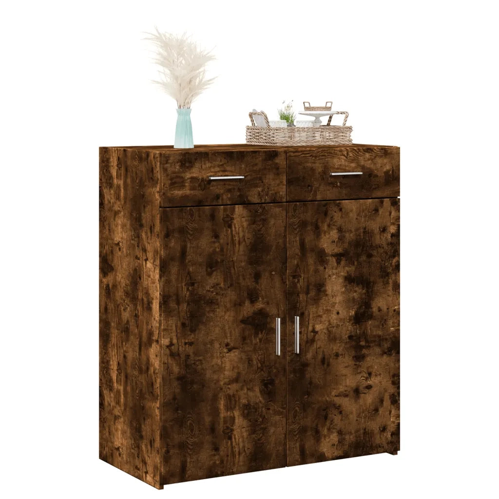 Credenza-Buffet-Armadio da cucina Rovere Sonoma 80x42,5x93 cm in Legno Multistrato 179426