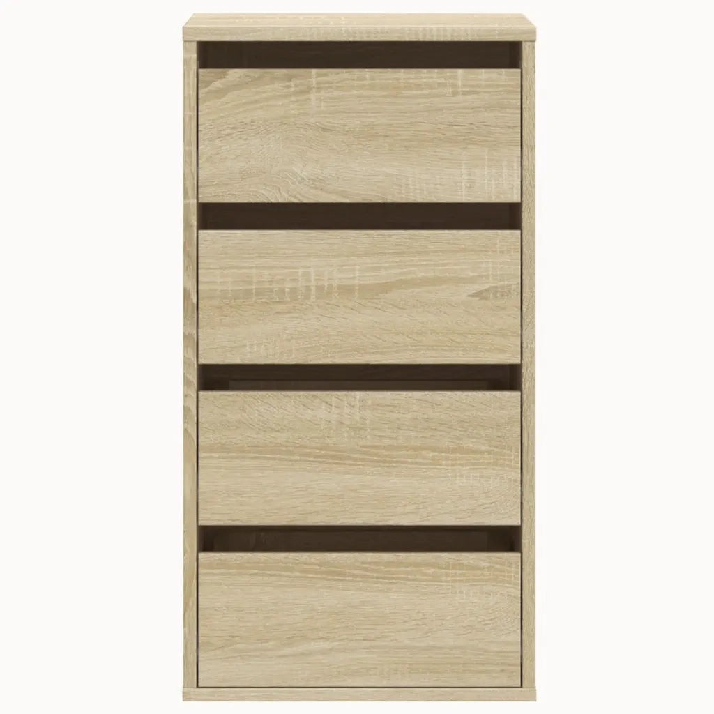 Cassettiera Angolare Rovere Sonoma 40x41x76cm Legno Multistrato