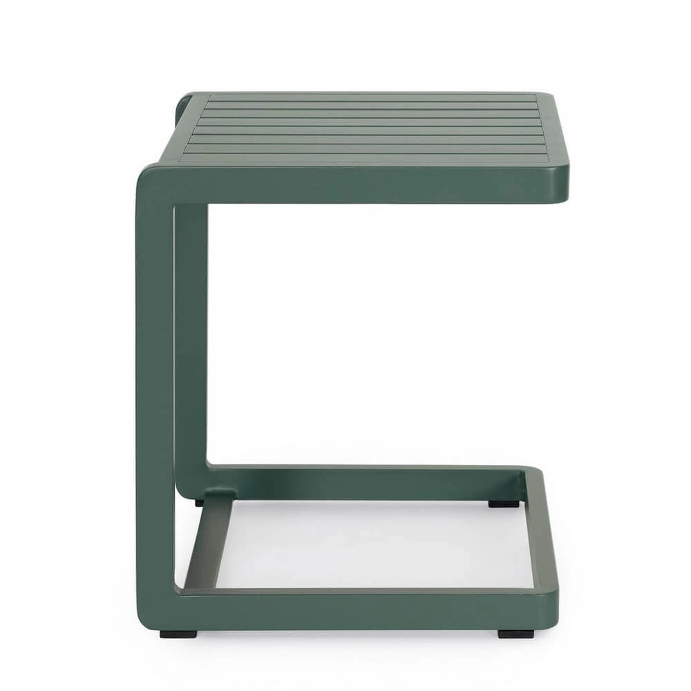 Set di 2 Tavolini da Esterno in Alluminio Verniciato 40x40 - DRYDEN