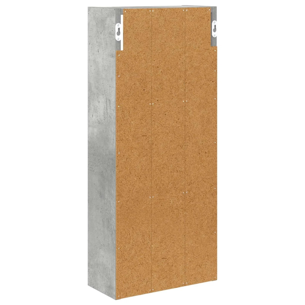 Armadio da bagno a muro Grigio Cemento 30 x 14 x 70 cm 889330