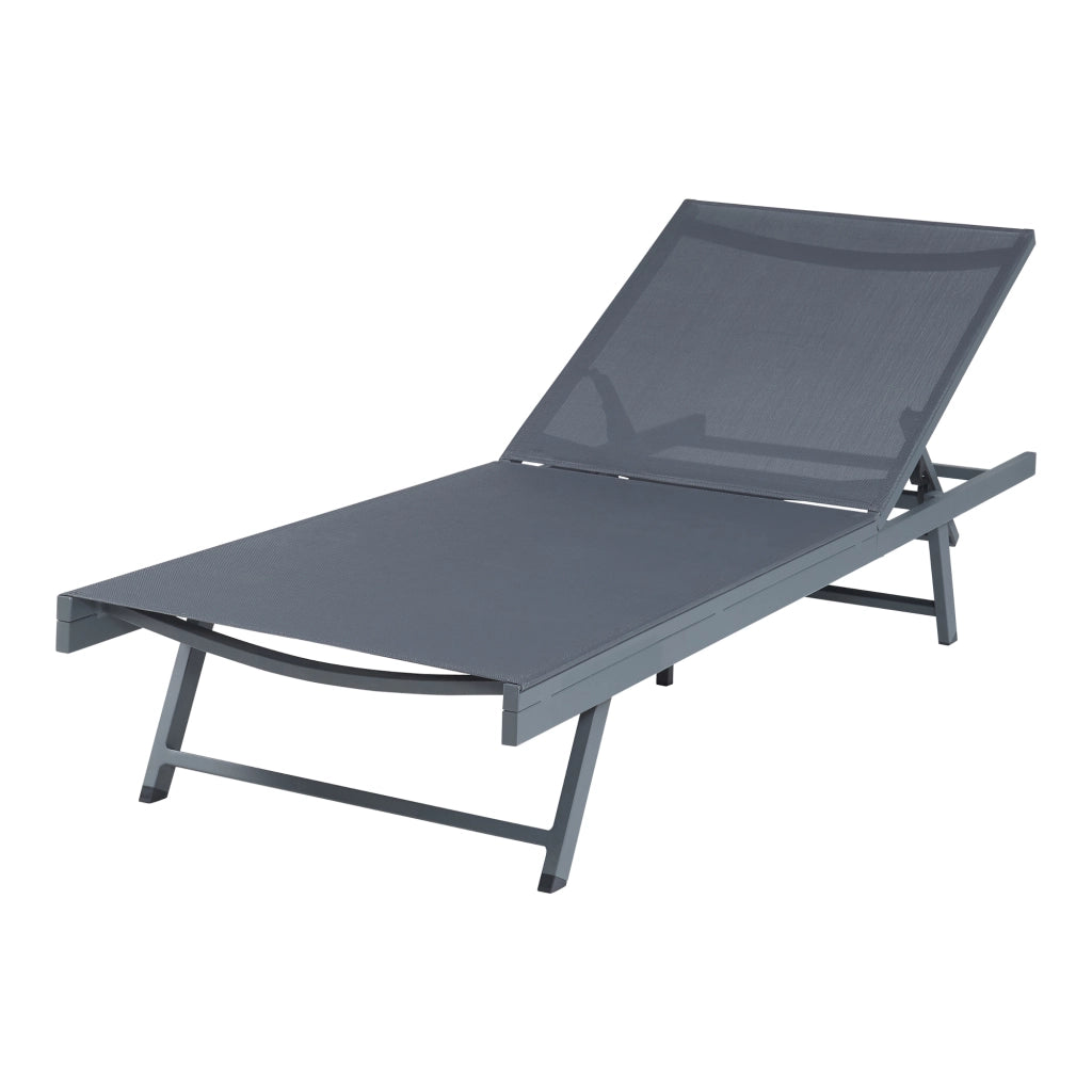 Set Baragiano di Tavolino e 2 Lettini Prendisole - Antracite/Grigio casa.pro