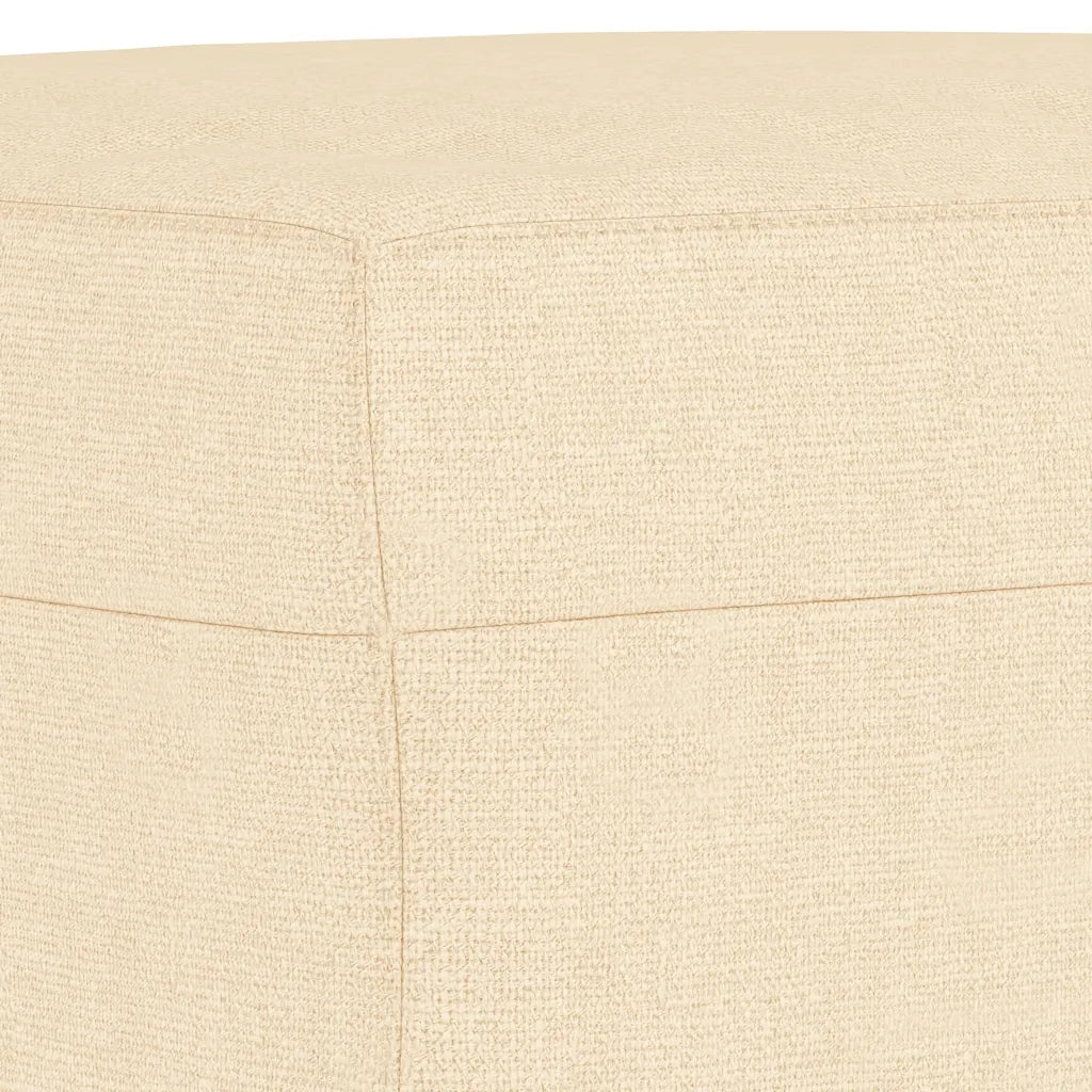 Panca Crema 100x35x41 cm in Tessuto CFW2357110