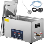 Pulitore Ultrasonico Digitale 30L con Riscaldamento 28/40KHz Riscaldamento Sfogo Acqua Cavità