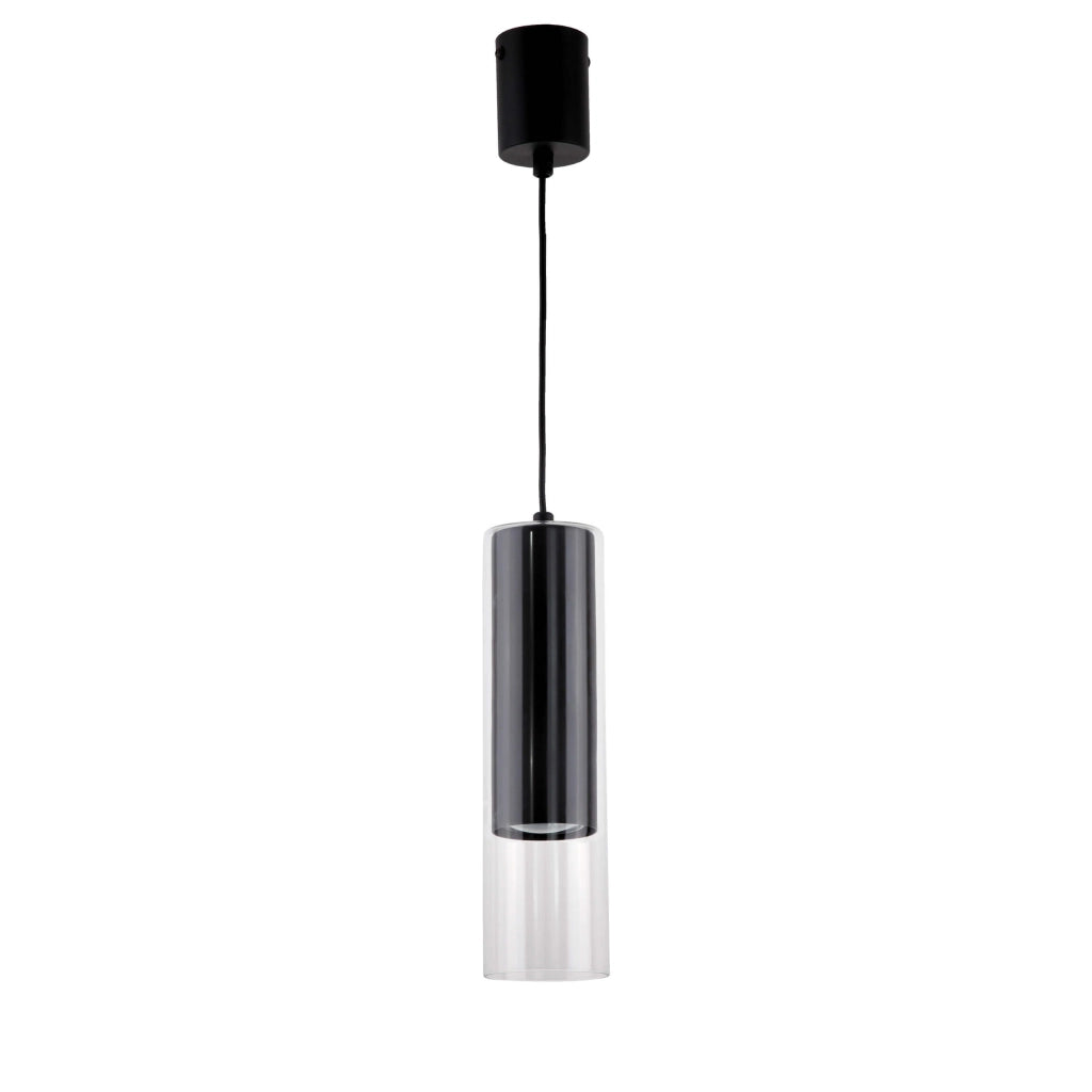 Lampada a sospensione Manacor nera vetro GU10 Light Prestige