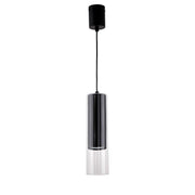 Lampada a sospensione Manacor nera vetro GU10 Light Prestige