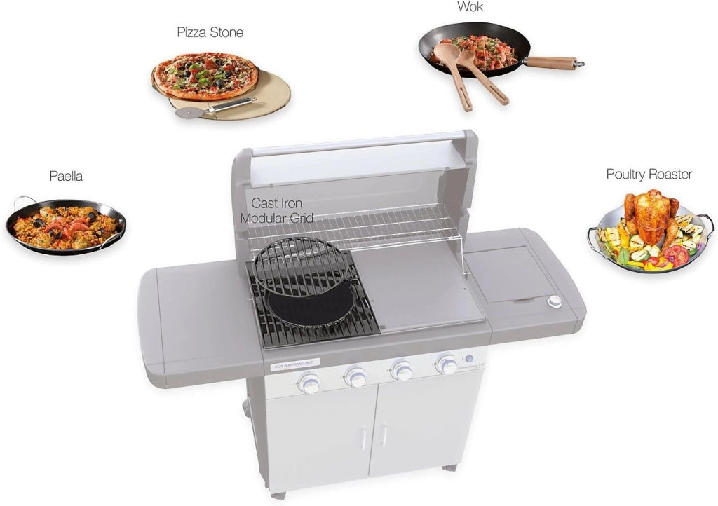 Campingaz culinary modular supporto per pollo arrosto, argento, 32x31x8 cm