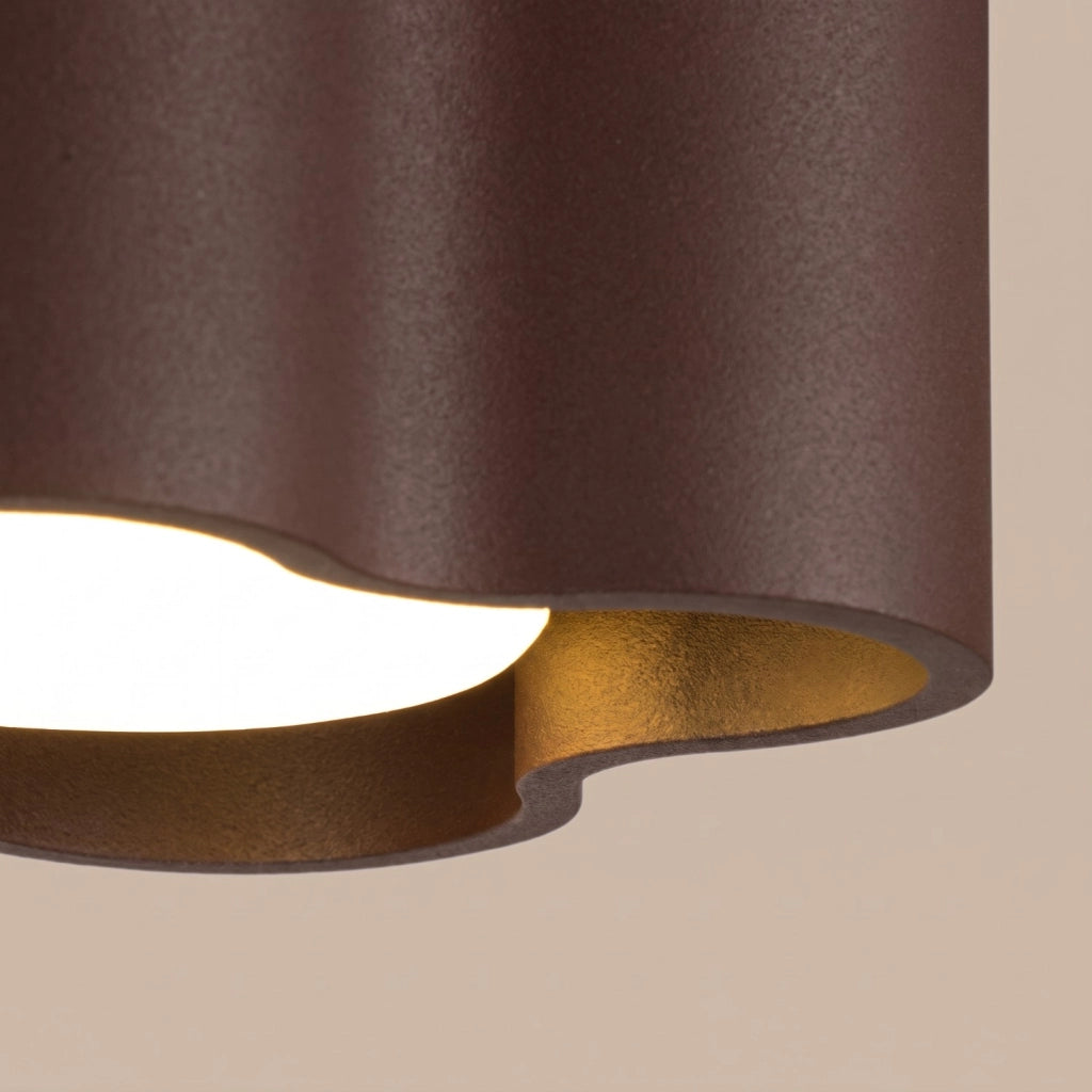 Plafoniera OVIO 1 marrone Gx53