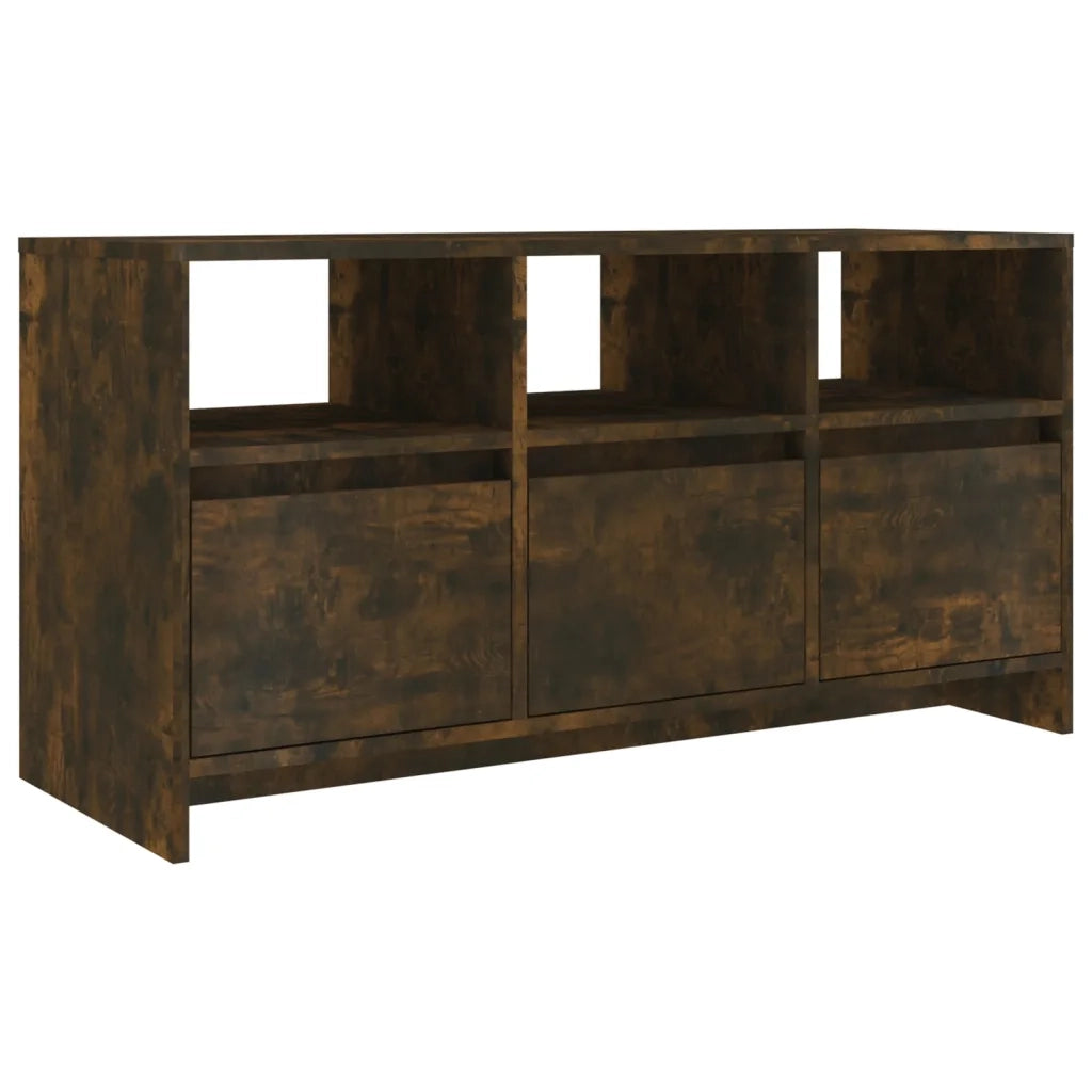 Mobile Porta TV-Mobile per TV-Credenza TV Rovere Fumo 102x37,5x52,5 cm in Truciolato