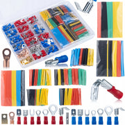 Set di Connettori Isolati e Tubetti Termorestringenti – 350 Connettori + 328 Tubetti | PVC + Rame, 600V