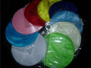 Velo per Confetti Bomboniere in Organza tondo 100 pezzi Vari Colori