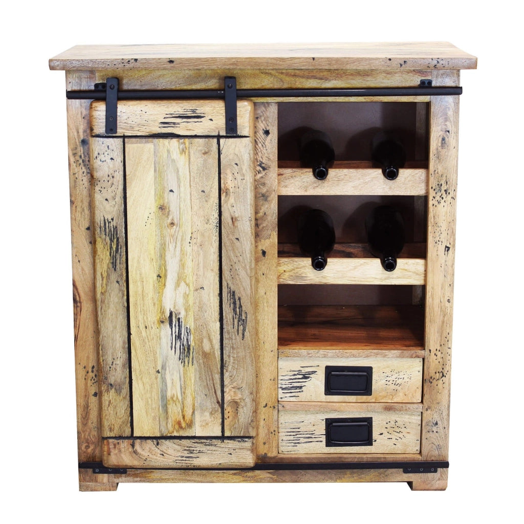 Portabottiglie in Legno cm 90x45x100 - BEIL