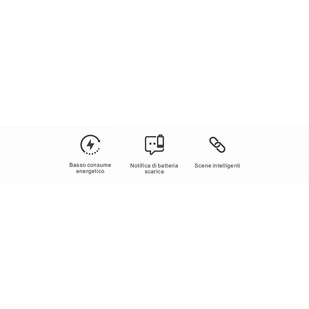 Trade Shop - Sensore Contatto Magnetico Porte Finestre Wifi 433mhz Zigbee Smart Sonoff Snzb-04 -