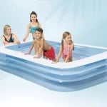 PISCINA GONFIABILE RETTANGOLARE  +6 ANNI  cm.305x183x56h.  peso kg.7,3 (58484)    INTEX