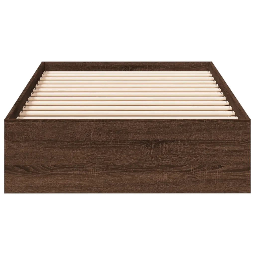 Giroletto Cassetti Rovere Marrone 75x190 cm Legno Multistrato