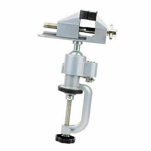 MORSA DA BANCO TAVOLO GIREVOLE 360 IN ALLUMINIO TESTA SNODATA 50MM UNIVERSAL