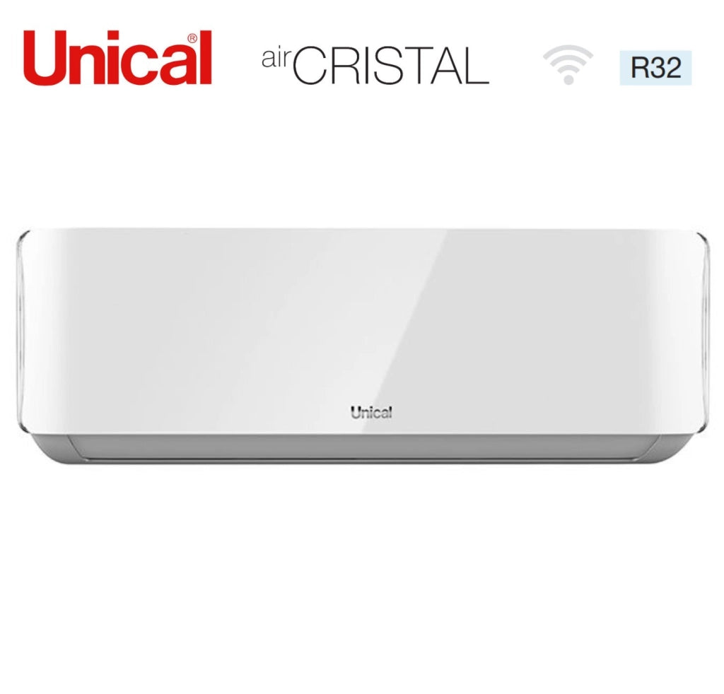 Climatizzatore Condizionatore Unical Quadri Split Inverter serie AIR CRISTAL 10+10+10+10 con KMX4 28HE R-32 Wi-Fi Optional 10000+10000+10000+10000