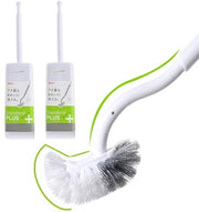 Set di spazzole per il water, spazzola per il water, spazzola per il water compatta con supporto per bagno, spazzola per il water robusta, pulizia approfondita (1 set)