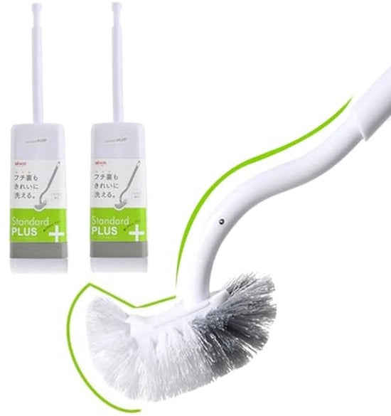 Set di spazzole per il water, spazzola per il water, spazzola per il water compatta con supporto per bagno, spazzola per il water robusta, pulizia approfondita (1 set)